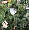 camera in the Christmas tree